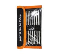 Uqezagpa 10Piece Industrial Grade Screwdriver Bit and Wrench Set with Magnetic Tip for Efficient Repair, Professional