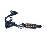 Uqezagpa 12 Hole Acoustic Guitar Pickup Sound Hole Pickup Magnetic Transducer with Volumes Tone Tuner Guitar