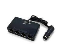Uqezagpa 120W Socket Splitter Adapter 2 USB+1 USB C PD Port 12V 24V 3 Socket Car Truck Marine Charging Adapter Power Main Switch
