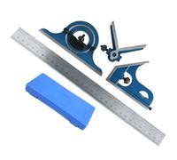 Uqezagpa 12Inch 300mm Combination Ruler Set with Clear Easy To Read Scale for Precise Measurement and Complex Angles
