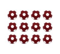 Uqezagpa 12Pcs 28mm Foosballs Table Balls Official Tabletop Game Small Football Soccer Accessory Foosballs