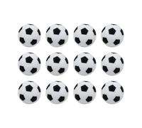 Uqezagpa 12Pcs 28mm Foosballs Table Balls Official Tabletop Game Small Football Soccer Accessory Foosballs