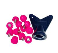 Uqezagpa 12Pcs Football Shoe Replacement Spikes 10mm / 7mm Professional Studs for 5MM Threaded Soccer Shoes Studs