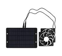 Uqezagpa 12V 10W Solar Exhaust Fan Air Extractor Waterproof Ventilator Solar Panel Fan for Chicken House Greenhouse Waterproof