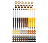 Uqezagpa 12x Beadable Ballpoint Pen Pen Making Kits Cute Yak Beadable Pens Kits Writing Office Supplies For Student