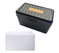 Uqezagpa 150/200 Sheets Tabbed Indexes Paper, Colorful 3x5Inch Cards Divider Card Ruled Notecards with Tab for Taking to Do