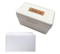 Uqezagpa 150/200 Sheets Tabbed Indexes Paper, Colorful 3x5Inch Cards Divider Card Ruled Notecards with Tab for Taking to Do