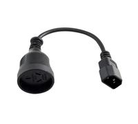 Uqezagpa 150cm IEC320 C14 Male to SAA 3Pin Female Power Cord Extension Cable,1.5m Length Conversion Line