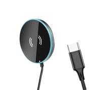 Uqezagpa 15W Magnetic Wireless Car Charging Stand Metal Charging Mount for Fast Charging Secures Mount Heat