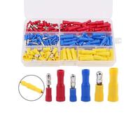 Uqezagpa 160/180Pcs Automotive Male Female Wire Connectors Set Sturdy Brass Terminals for Car Circuit Repair