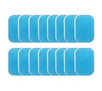 Uqezagpa 16Pcs Hydrogel Replacement Gel Pad High Conductivity Hip Trainer Gel Pad Set Fitness Muscle Stimulator Hydrogel Replacement