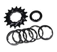 Uqezagpa 16T Aluminum Sprocket for Cycle and Mountain Bikes Designed for Fast Setup and Durability Trail Riding Single Speed Gear