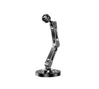 Uqezagpa 17mm Ball Head Stand Base Suitable For Truck Desktop Car Cellphone Holder Dashboard Mount Aluminum Alloy Adhesive Design Strong Adhesive