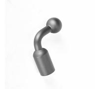 Uqezagpa 17mm Round Head Adapter Mount Holder Aluminum for Tripod Motorcycle Bicycles Clip Stand Connector