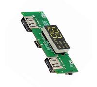 Uqezagpa 18650 Charging Board Double USB Output Mobile Power Module 5V 2.4A/2A 1A with Overcharge and Shortcircuit