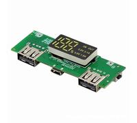 Uqezagpa 18650 Charging Board Double USB Output Mobile Power Module 5V 2.4A/2A 1A with Overcharge and Shortcircuit