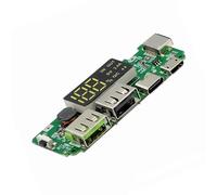 Uqezagpa 18650 Charging Board Double USB Output Mobile Power Module 5V 2.4A/2A 1A with Overcharge and Shortcircuit