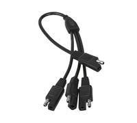 Uqezagpa 18AWG SAE Y Splitters Cable 1 to 2/3 / 4 Charging Power Automotive Connectors Cable for Camp Trailer Battery