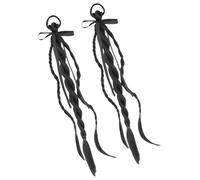 Uqezagpa 1Pair Natural Ponytail Hair Extension Hair Rope for Women and Girl with Synthetic Fiber Classical