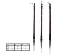 Uqezagpa 1PC Chinese Calligraphy Brushes Pen Wolf Hair Writing Brush Wooden