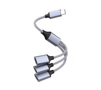 Uqezagpa 1PC Type C Host Power Splitter USB Type C Adapter To USB2.0 OTGs Male Female Data Charging Cable USB To Adapter