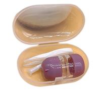 Uqezagpa 1Set Colorful Lenses Case Lovely Case Holder with Tweezers for Safe Lenses Handling Secure Storage