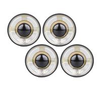 Uqezagpa 2.25inch 57mm Waterproof Loudspeaker 4Ohm 2W High Volumes Outdoor Auditory for Camping Hiking and Beach Parties Metal Loudspeaker