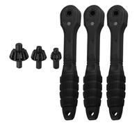 Uqezagpa 2 in 1 Ratcheting Drill Chucking Key Wrench Chucking Key Replacement Tool for Drill Key Wrench Tool for Tightening Electric Drill Drill Chuck Ratchet Tool