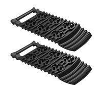 Uqezagpa 2 Pcs Multiple Purpose Pull Mattresses for Automobiles Motorcycles SUVs Lodged in Snow Mud Ice with Opposition Plan SUV ATV Snow Recovery Courses