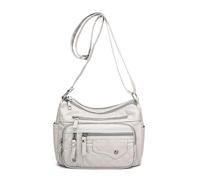 Uqezagpa 2024 PU Shoulder Bag Multi Compartment Large Capacity Fashion Versatile Trendy For Women Crossbody Travel Crossbody Bag