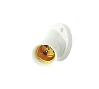 Uqezagpa 20PCS E27 Angled Screw Socket Lamp Holder 45 Degree Angled Lamp Base for Wall Mounted