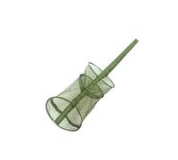 Uqezagpa 25cm-45cm Foldable Fishing Net Holder Baits Storage Cage Basket Portable Bucket for Keep Live Fish Fast Release for Shrimp