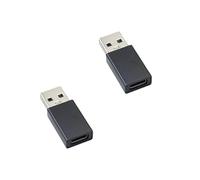 Uqezagpa 2Pack USB C Female to USB Male Adapter Type C Converters 5Gbps Data Syncing& Fast Charging for Phone Laptop