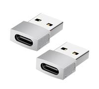 Uqezagpa 2Pack USB C Female to USB Male Adapter Type C Female To USB Male Converter 480mbps Data Transfer &Fast