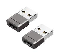 Uqezagpa 2Pack USB C Female to USB Male Adapter Type C Female To USB Male Converter 480mbps Data Transfer &Fast