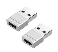 Uqezagpa 2Pack USB C Female to USB Male Adapter Type C Female To USB Male Converter 480mbps Data Transfer &Fast