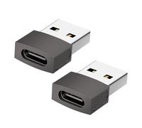 Uqezagpa 2Pack USB C Female to USB Male Adapter Type C Female To USB Male Converter 480mbps Data Transfer &Fast