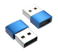 Uqezagpa 2Pack USB2.0 Male to Type C Female Adapter USB C Female to USB Male Adapter for Highly Speed Data Transfer