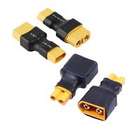 Uqezagpa 2Pairs XT30 To XT60 Adapter Wireless Connectors for FPV Drones NiMH Battery Charging Adapter