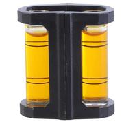 Uqezagpa 2pcs Bubble Levels Layout Tool with Magnetic Base Glow Bubble Levels Engineering Leveling Measurement
