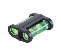 Uqezagpa 2pcs Bubble Levels Layout Tool with Magnetic Base Glow Bubble Levels Engineering Leveling Measurement