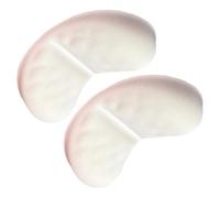 Uqezagpa 2Pcs Ergonomic Curves Slow Rebounds Wrist Rest Pad for Enhances Cushioning and Reduction in Computing Wrist Comfort Pad