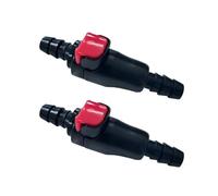 Uqezagpa 2pcs Heavy-Duty ABS Connectors With Silicone Seals For Outdoor Hiking/Cycling Leakproof Flexible Water Bladder Connector