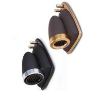 Uqezagpa 2Pcs Innovative High Frequency Tweeter Featuring Pneumatic Technology 50KHz Bandwidth Capability for Rich Sound Loudspeaker Tweeter