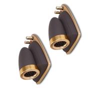 Uqezagpa 2Pcs Professional Loudspeaker Tweeter 50KHz Bandwidth Pneumatic Innovation Silver Wire Sound Accessories Super Tweeter