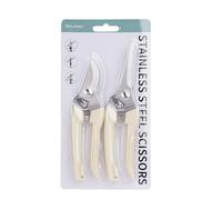 Uqezagpa 2Pcs Pruning Shears Stainless Steel Garden Shears Handheld Gardening Scissors Garden Trimmer for Plant Flowers