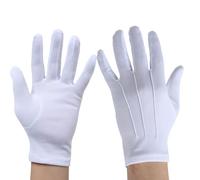 Uqezagpa 2pcs Refined Accessory Gloves Deluxe Jewelry Presentation Gloves Washable For Various Ceremonial Uses Durability
