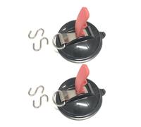 Uqezagpa 2x Heavy Load Bearing Vacuum Suction Cup Hook For Secure Attachments Vehicles Tents Car Roof Top Cargo Camping Essential Heavy Duty Suction