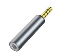 Uqezagpa 3.5mm Converter Male Female Connectors Adapter 4-Section Stereo Coupler Extender for Cable