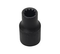 Uqezagpa 3 / 8In Drive Disc Brake Piston Tool 11 Point Truck Caliper Socket Special Removal Sleeve for Knorr Truck Caliper Socket Special Removal Sleeve